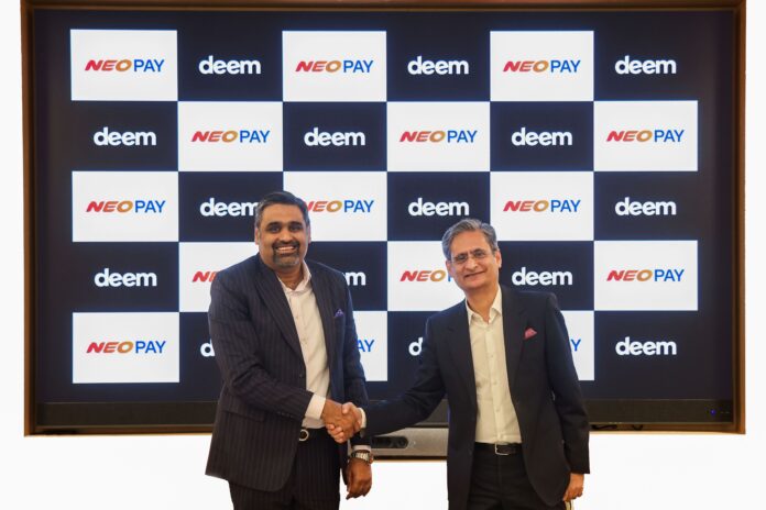 Vibhor Mundhada, CEO of NEOPAY and Zulfiqar Hamid, Interim CEO at Deem Finance